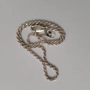 Sterling Silver 925 Rope Chain Bracelet